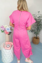 Lexy Bubblegum Front Pocket Jumpsuit - Be You Boutique