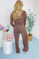 Jocelyn Chocolate Pant Set - Be You Boutique