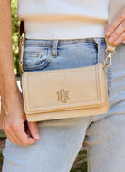 Maverick Tan Crossbody with Pocket - Be You Boutique