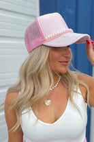 Rossie Trucker Hats (with or without Pearls Chains) - Be You Boutique