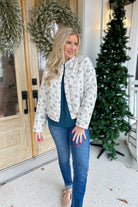 Judson Quilted Floral Button Down Jacket - Be You Boutique