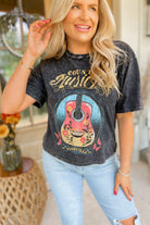 Country Music Festival Short Sleeve Graphic Tee - Be You Boutique