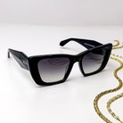 DIFF Aura Black + Grey Polarized Sunglasses - Be You Boutique