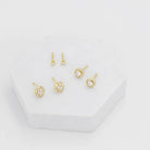 Treasure Jewels Little Diamond Stud Set - Be You Boutique