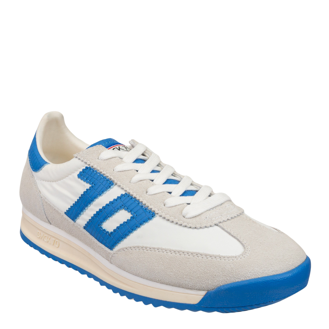 BACK70 Barkley Jogger Sneakers White French Blue - Be You Boutique