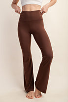 Linda High Waist Butter Soft Flared Bell Bottom Leggings - Be You Boutique