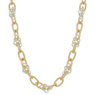 Lana Gold Gold Link Silver Knotted Accent Chain - Be You Boutique