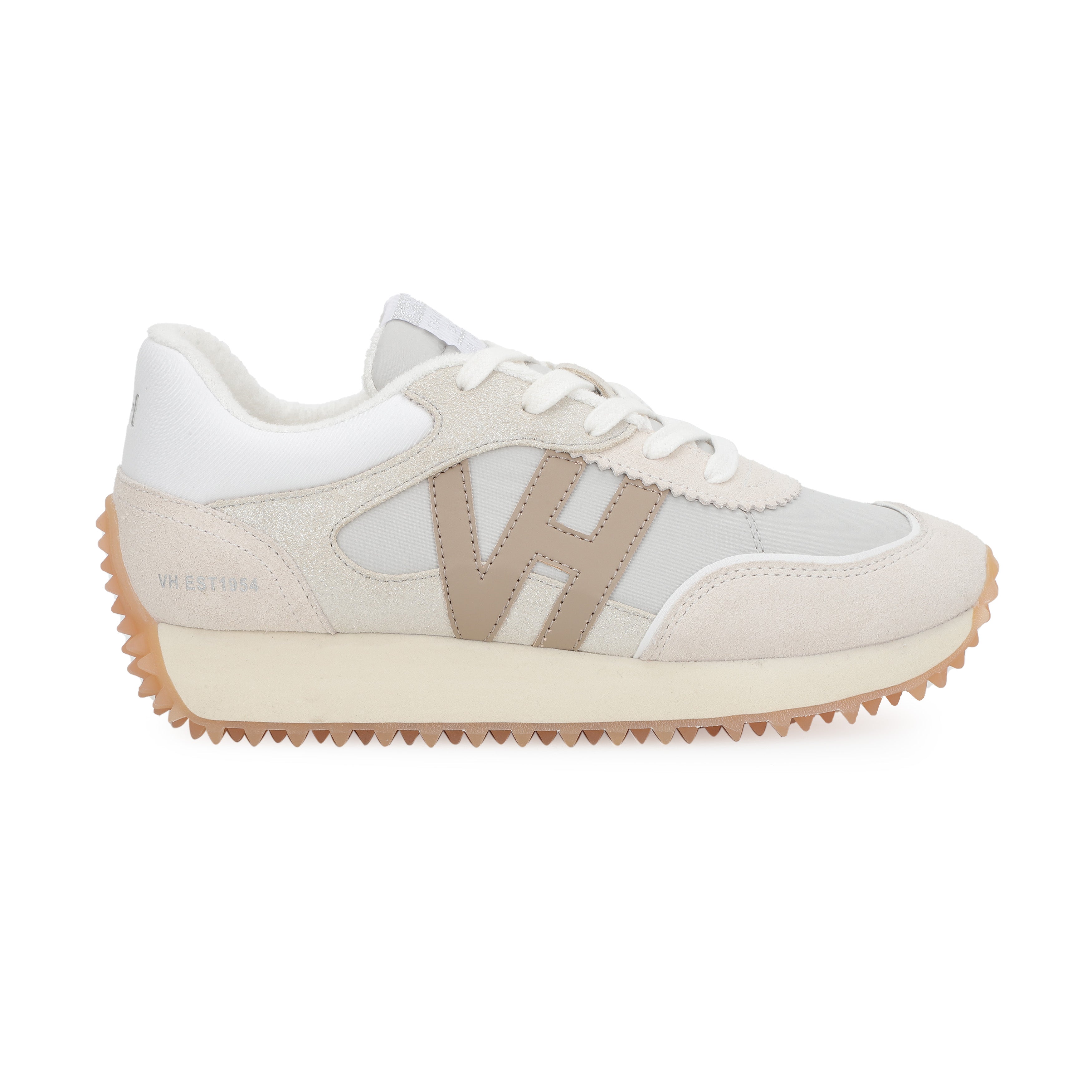 Vintage Havana Cosmic 15 White Pebbled Taupe Sneakers - Be You Boutique