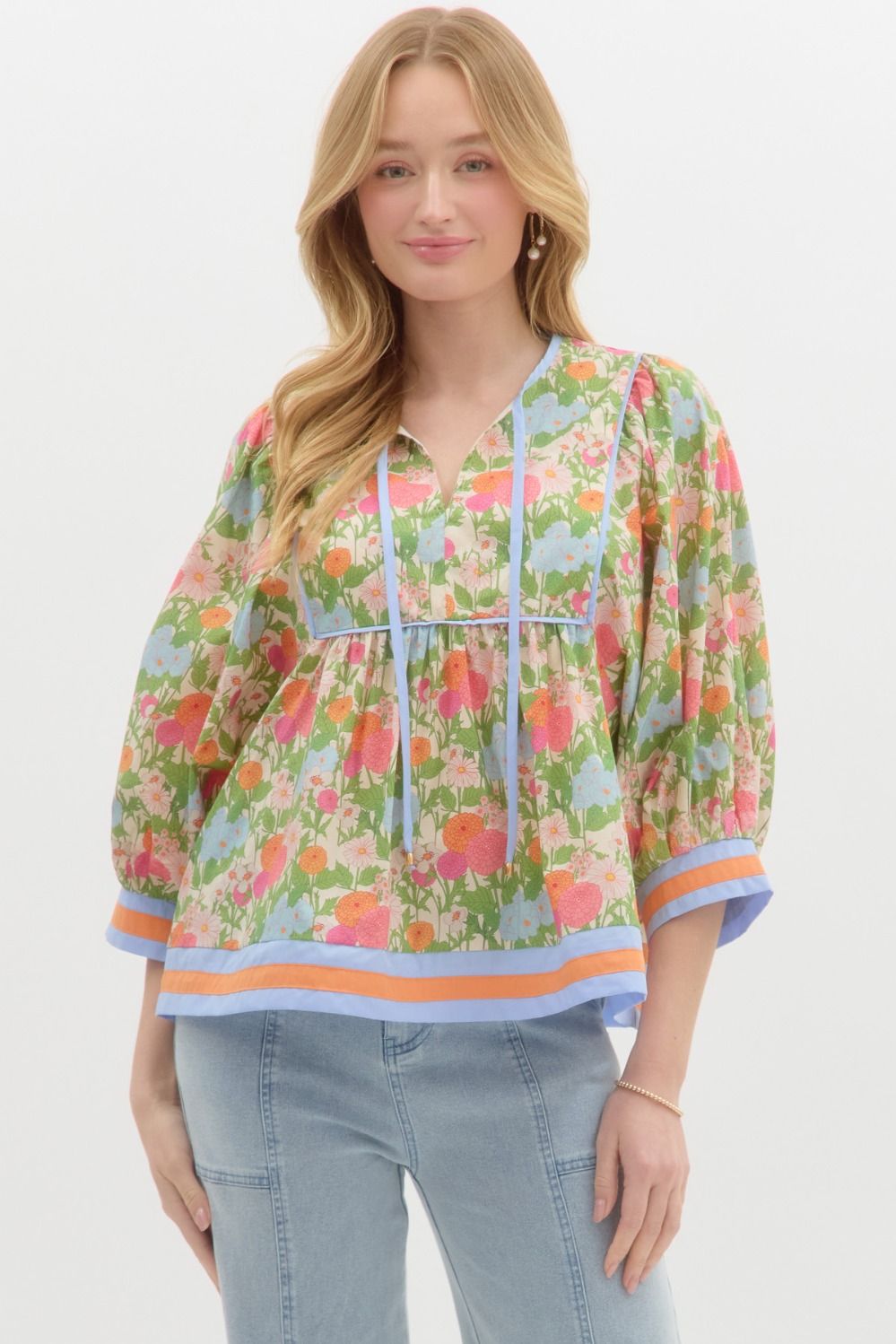 Raelynn Multi Color Floral Top - Be You Boutique