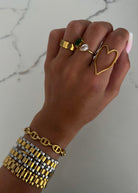 Hannah Gold Heart Ring - Be You Boutique