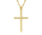 Lizzie Large Gold Cross Necklace - Be You Boutique