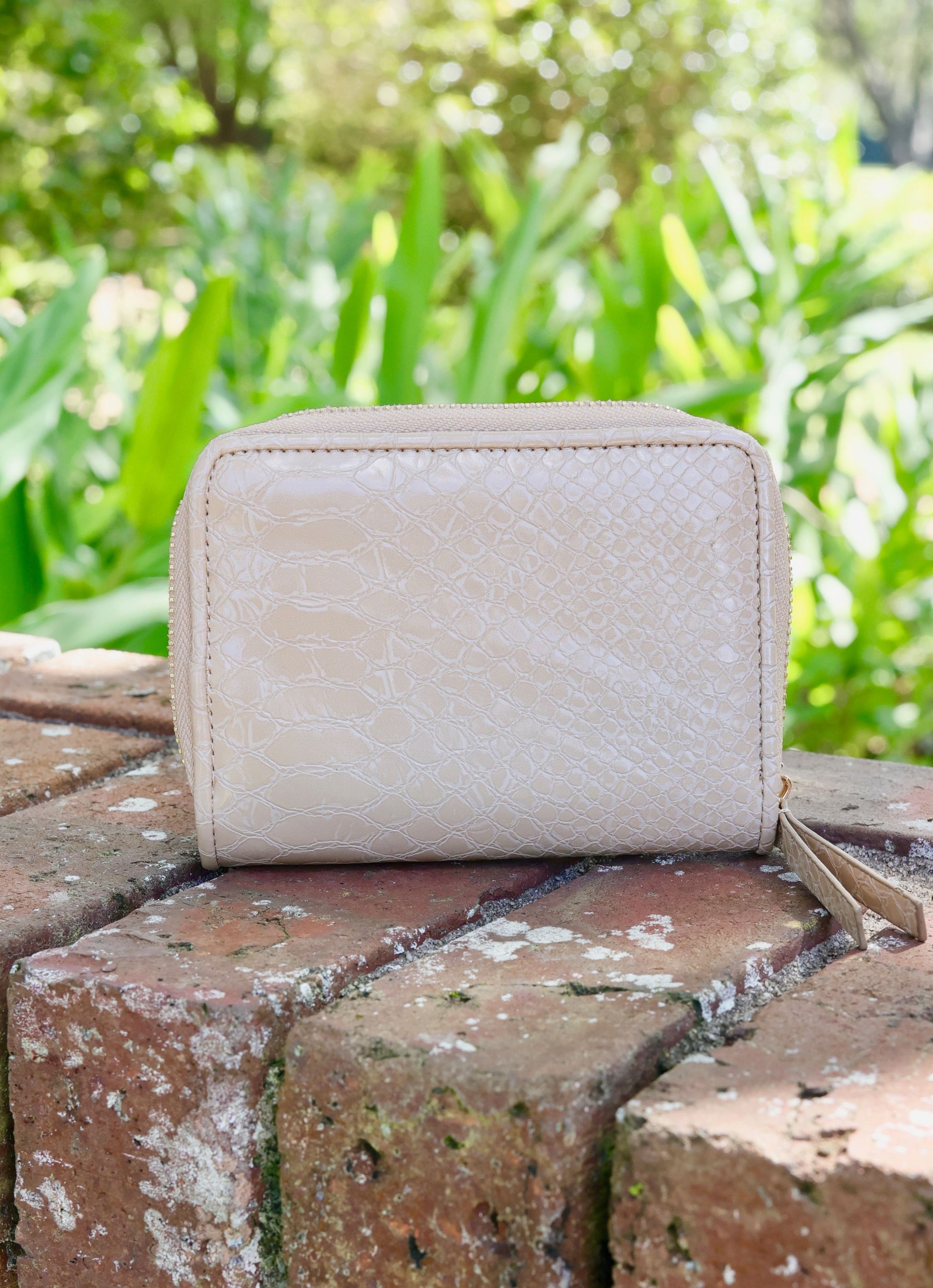 Nadine Tan Zippered Wallet - Be You Boutique