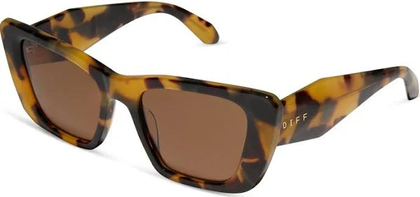 DIFF Aura Brown Polarized Sunglasses - Be You Boutique