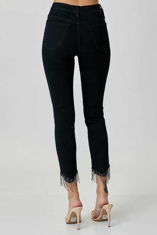 Risen Margo Rhinestone Embellished Straight Jeans *FINAL SALE* | Be You ...