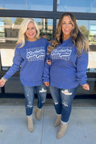 Scoop Hem Washed Kentucky Sweatshirt - Be You Boutique