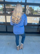 Scoop Hem Washed Kentucky Sweatshirt - Be You Boutique